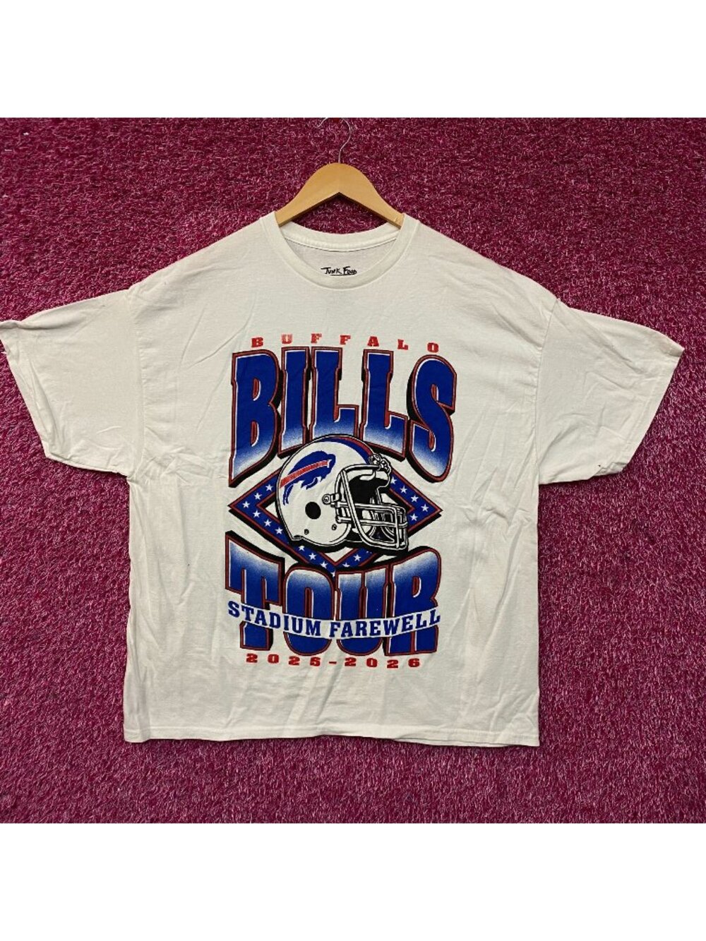 Junk Food Clothing Buffalo Bills Stadium Farewell Tour Graphic T-Shirt XL